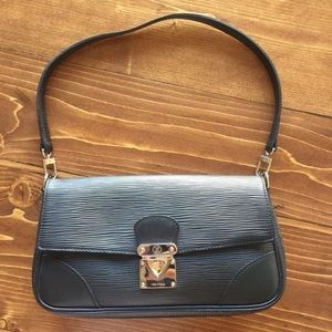 Louis Vuitton Black EPI Segur Pochette